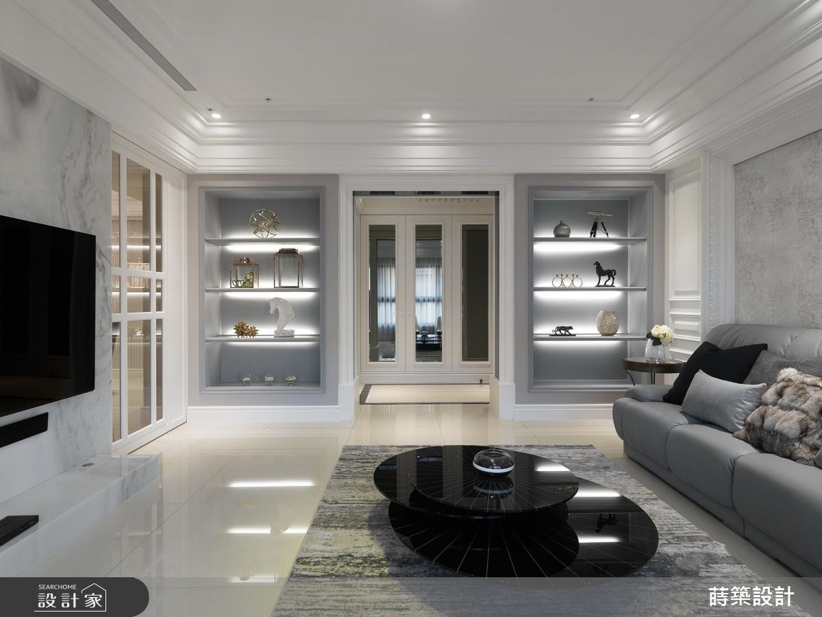 55坪新成屋(5年以下)＿新古典客廳案例圖片＿蒔築設計有限公司＿蒔築_26之5