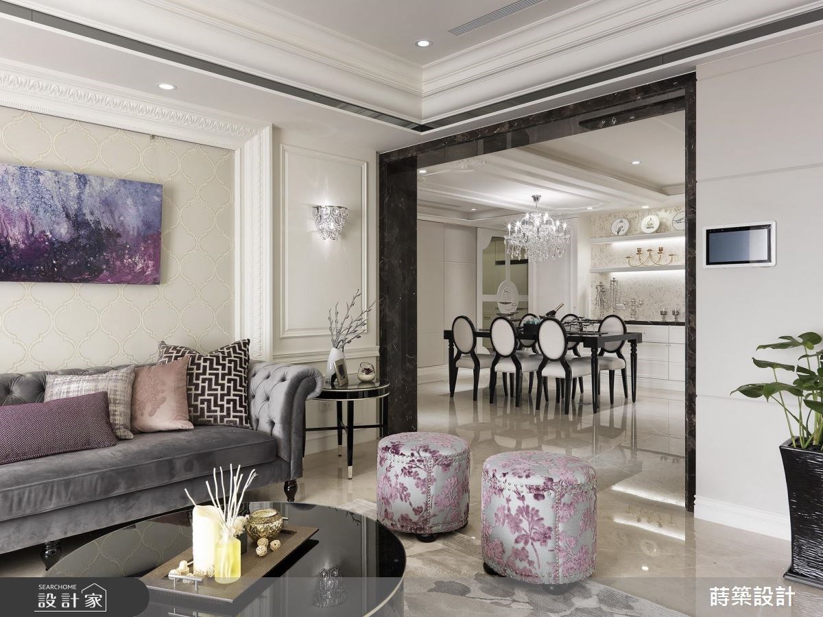 50坪新成屋(5年以下)＿新古典客廳案例圖片＿蒔築設計有限公司＿蒔築_27之8