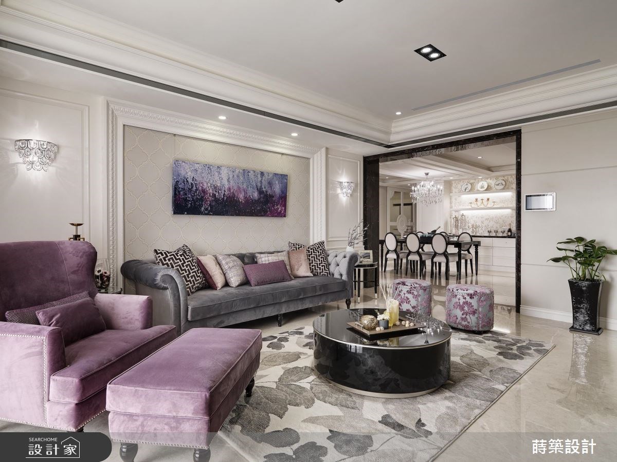 50坪新成屋(5年以下)＿新古典客廳案例圖片＿蒔築設計有限公司＿蒔築_27之9