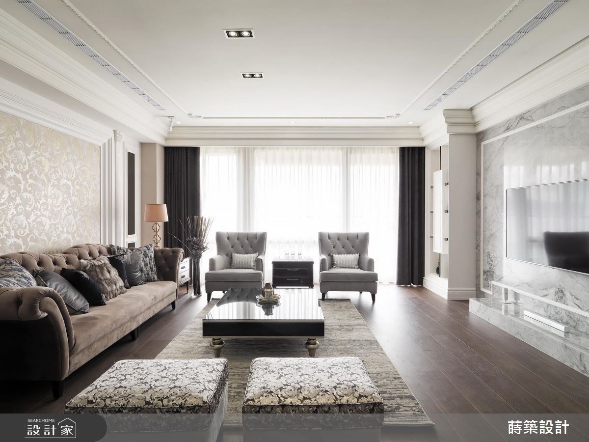 65坪新成屋(5年以下)＿新古典客廳案例圖片＿蒔築設計有限公司＿蒔築_28之4