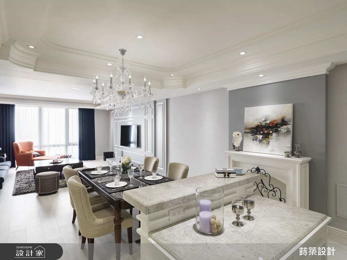 46坪新成屋(5年以下)＿美式風客廳餐廳案例圖片＿蒔築設計有限公司＿蒔築_29之2