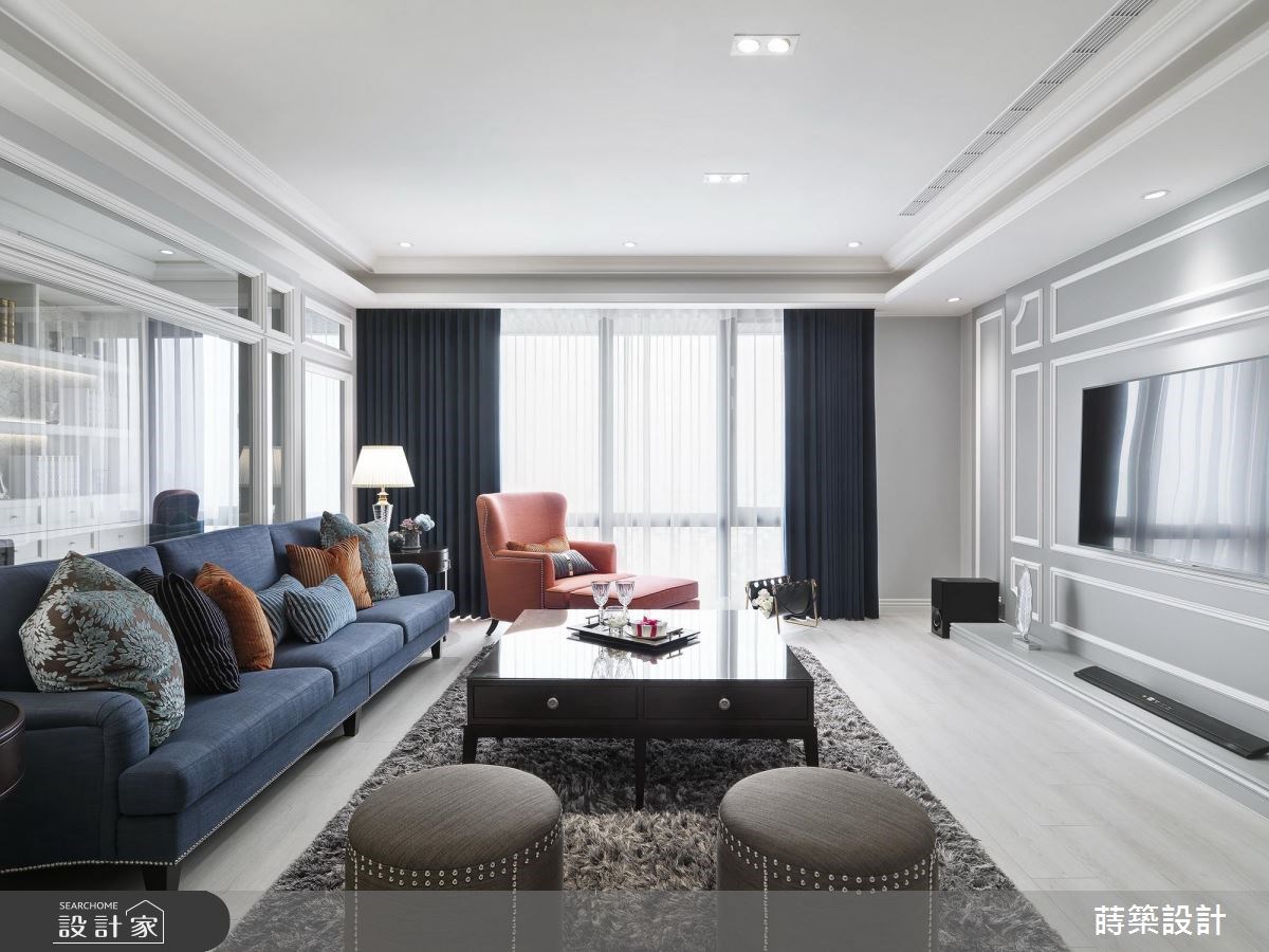 46坪新成屋(5年以下)＿美式風客廳案例圖片＿蒔築設計有限公司＿蒔築_29之10