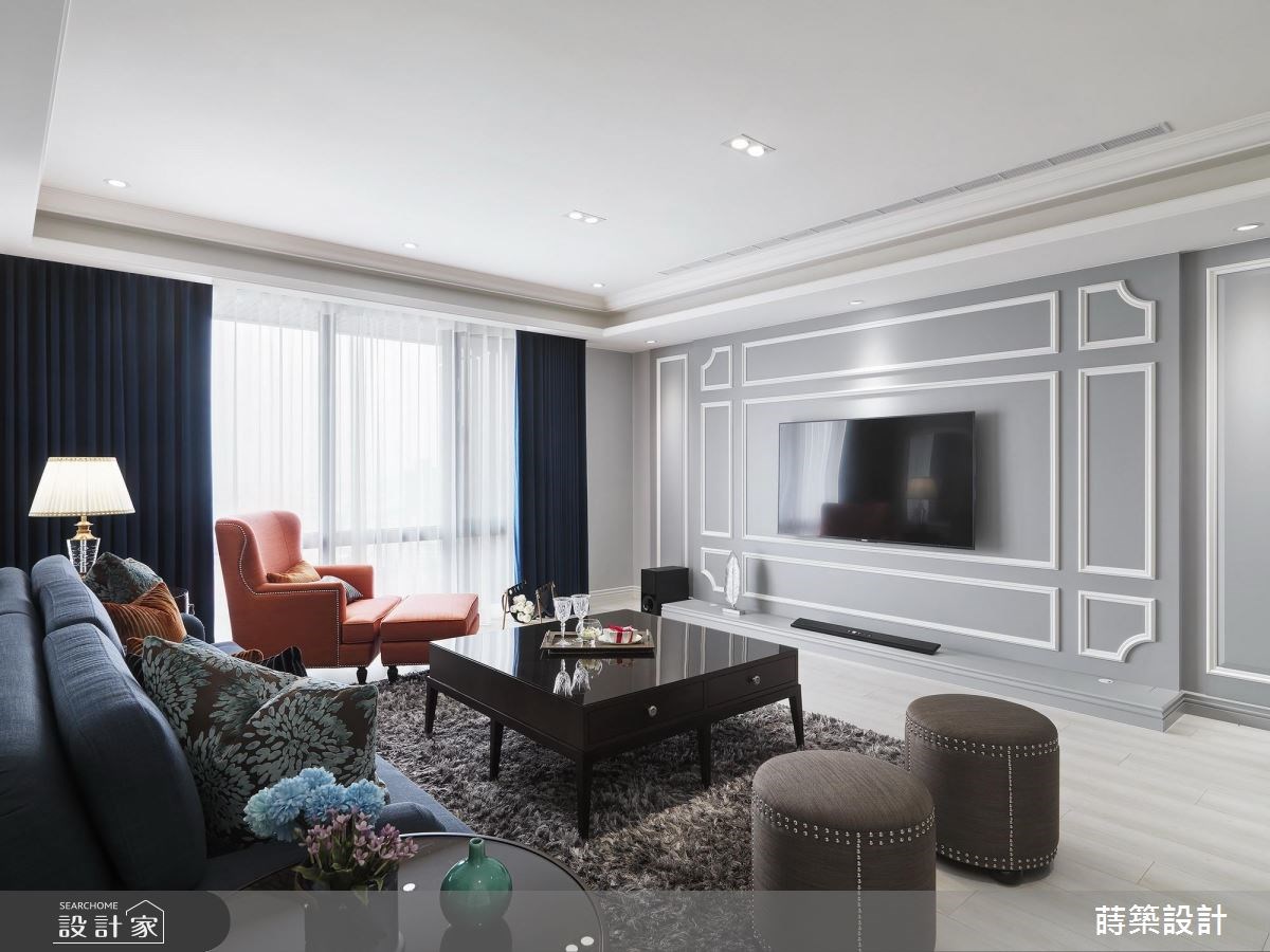 46坪新成屋(5年以下)＿美式風客廳案例圖片＿蒔築設計有限公司＿蒔築_29之11