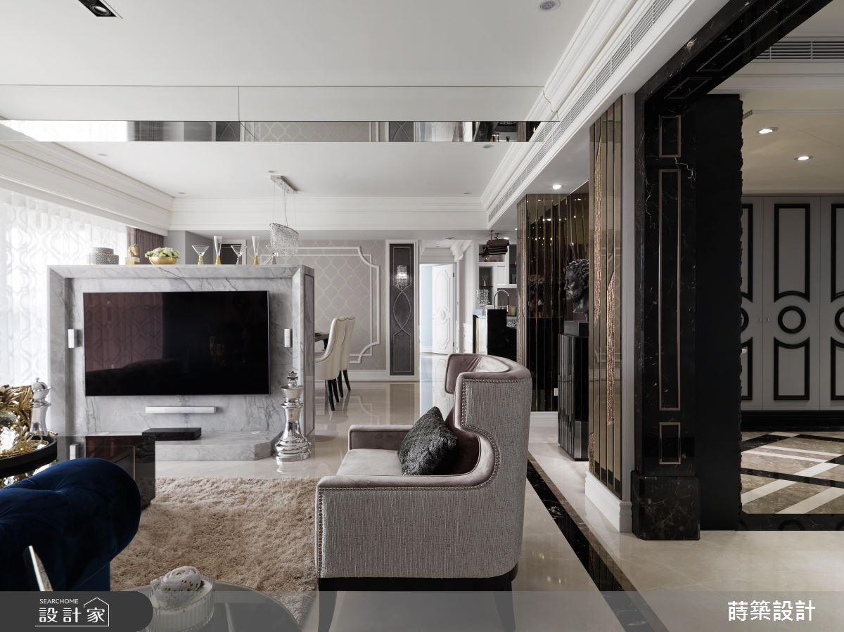 50坪新成屋(5年以下)＿新古典客廳案例圖片＿蒔築設計有限公司＿蒔築_31之3