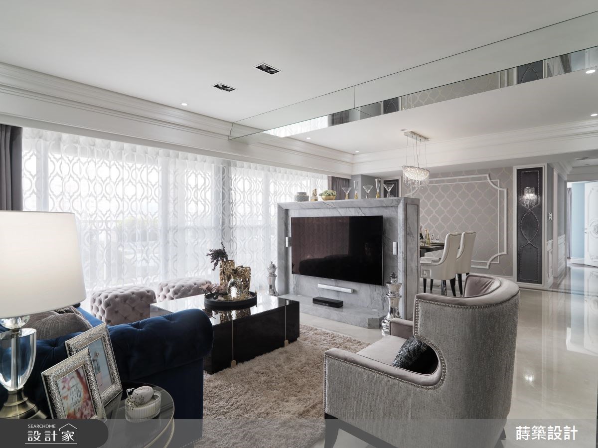 50坪新成屋(5年以下)＿新古典客廳案例圖片＿蒔築設計有限公司＿蒔築_31之4