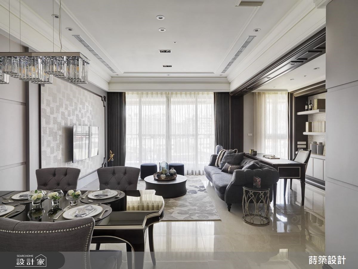 40坪新成屋(5年以下)＿美式風客廳案例圖片＿蒔築設計有限公司＿蒔築_32之3