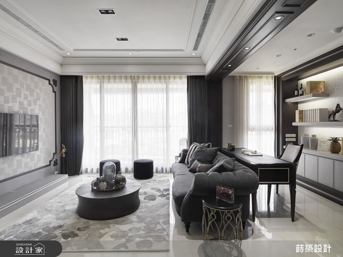 40坪新成屋(5年以下)＿美式風客廳案例圖片＿蒔築設計有限公司＿蒔築_32之5