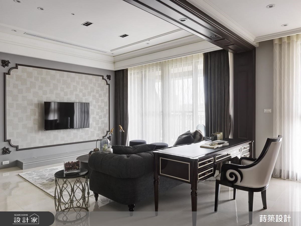 40坪新成屋(5年以下)＿美式風客廳案例圖片＿蒔築設計有限公司＿蒔築_32之6