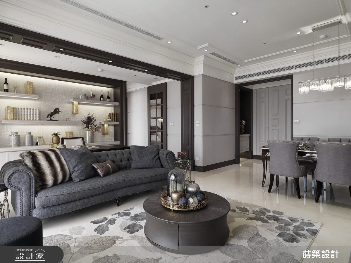 40坪新成屋(5年以下)＿美式風客廳案例圖片＿蒔築設計有限公司＿蒔築_32之8