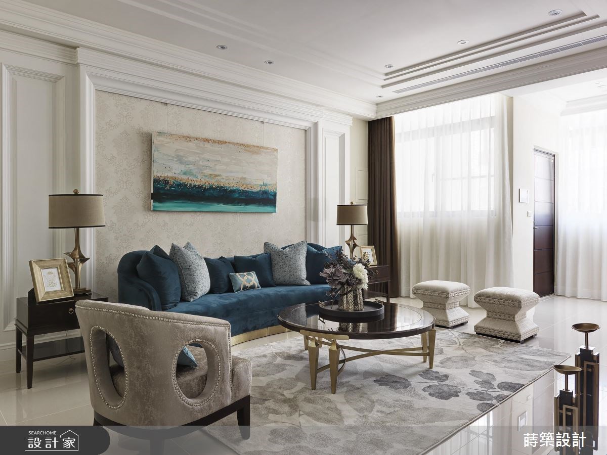76坪新成屋(5年以下)＿新古典客廳案例圖片＿蒔築設計有限公司＿蒔築_33之2