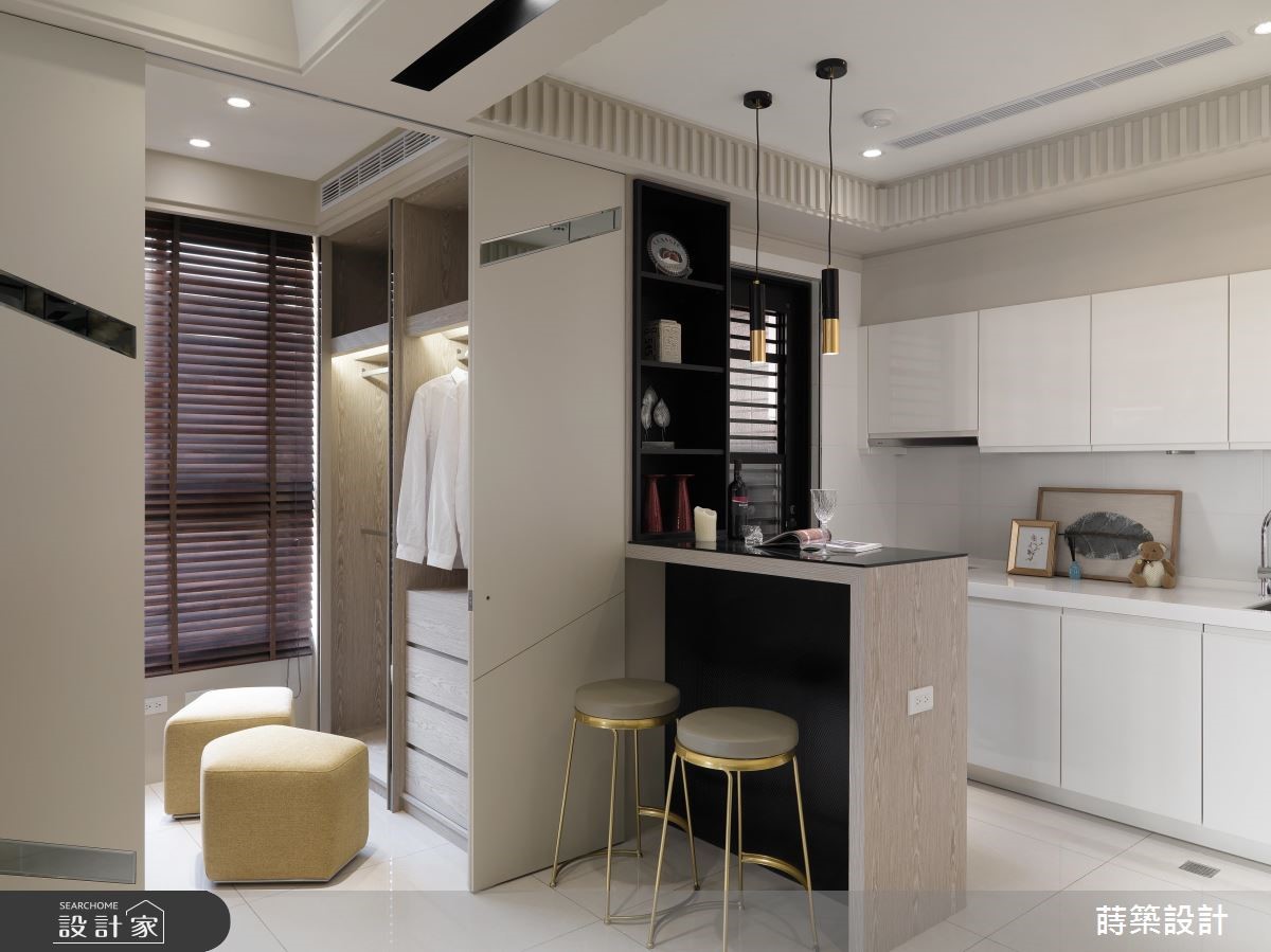 17坪新成屋(5年以下)＿現代風吧檯更衣間案例圖片＿蒔築設計有限公司＿蒔築_36之2806