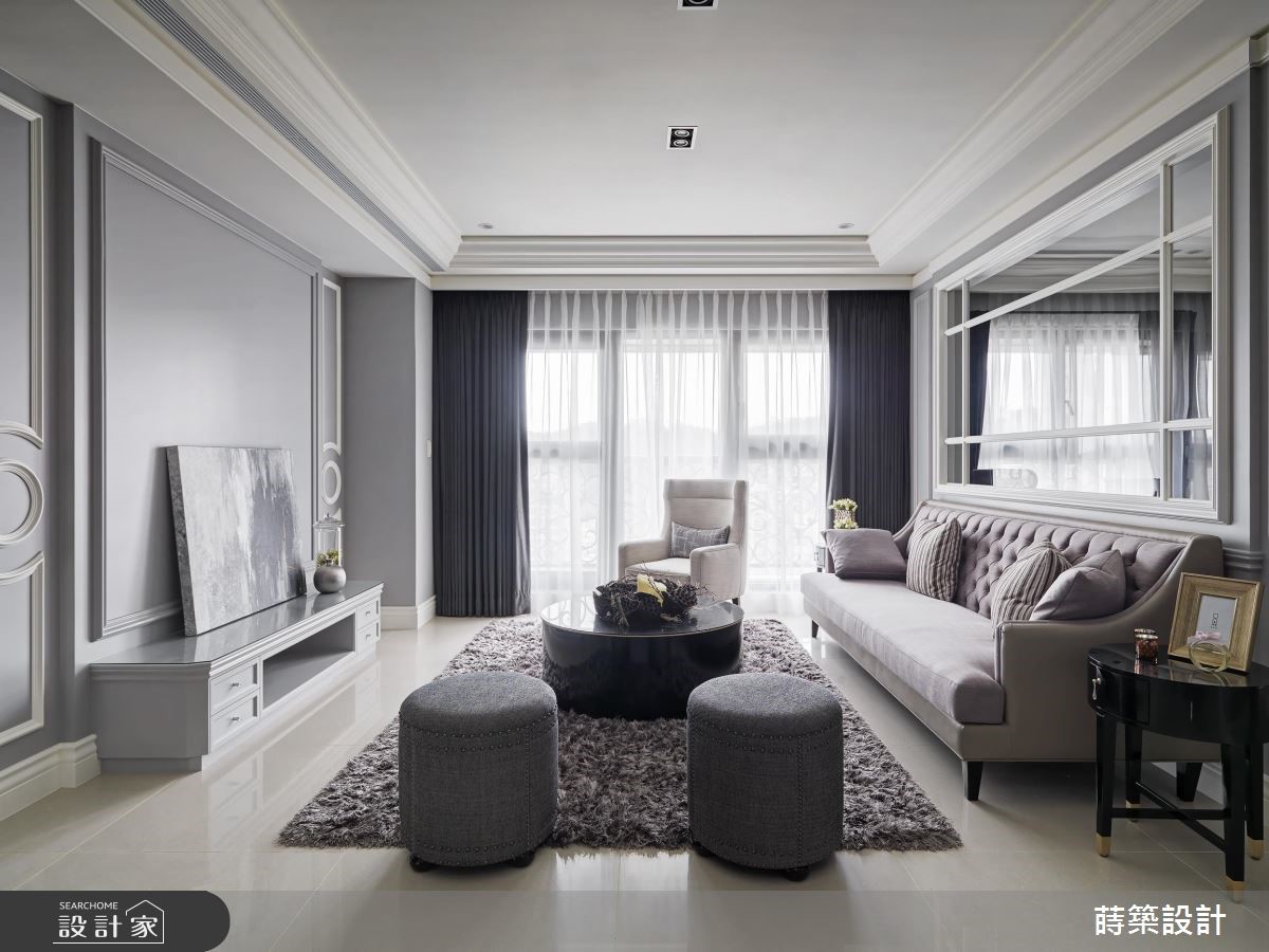 30坪新成屋(5年以下)＿新古典客廳案例圖片＿蒔築設計有限公司＿蒔築_38之2