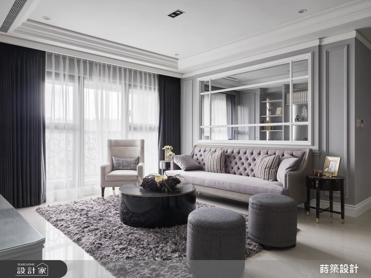 30坪新成屋(5年以下)＿新古典客廳案例圖片＿蒔築設計有限公司＿蒔築_38之3