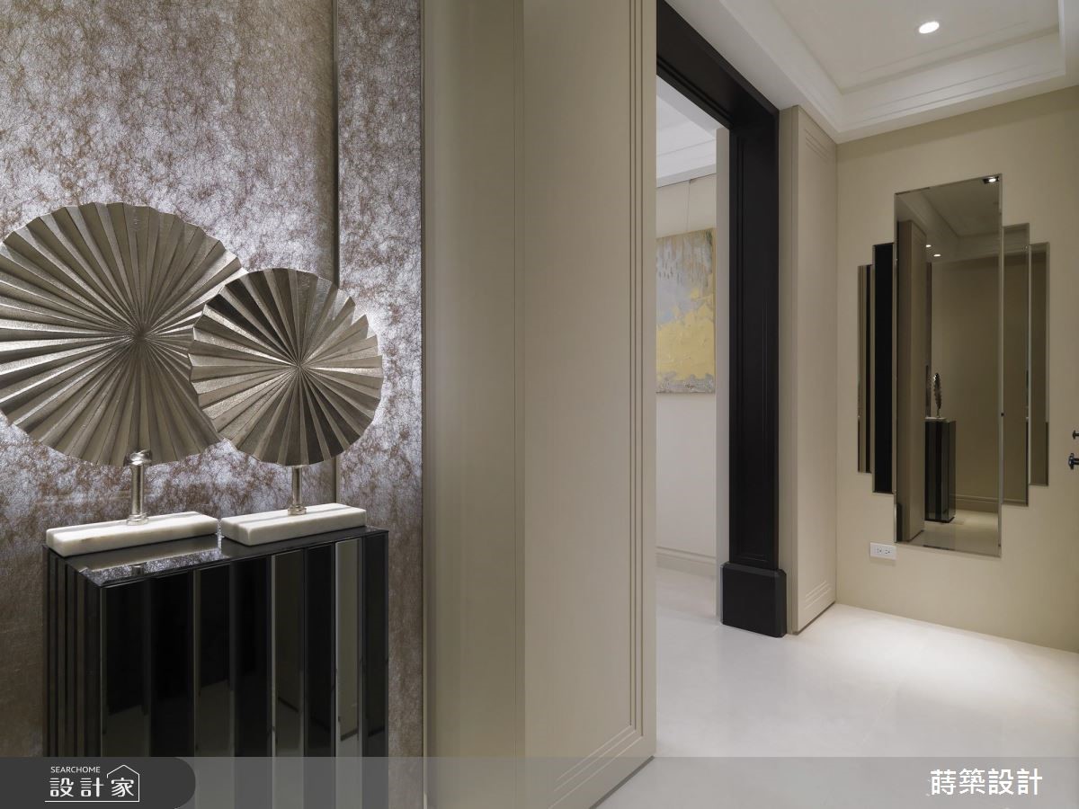 40坪新成屋(5年以下)＿新古典玄關案例圖片＿蒔築設計有限公司＿蒔築_40之2
