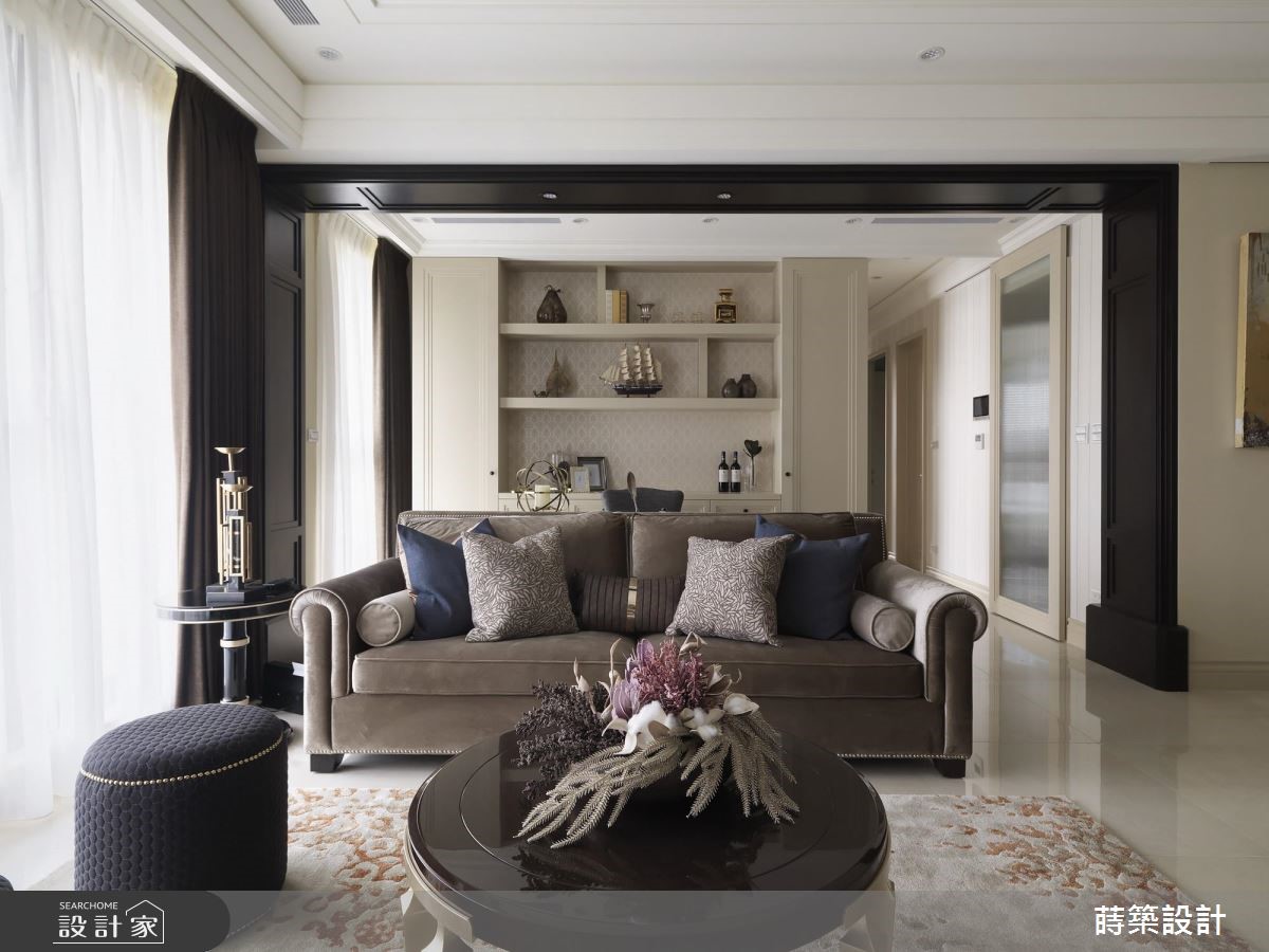 40坪新成屋(5年以下)＿新古典客廳案例圖片＿蒔築設計有限公司＿蒔築_40之9