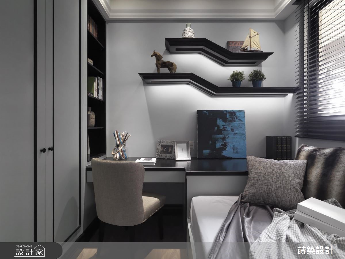 40坪新成屋(5年以下)＿新古典書房案例圖片＿蒔築設計有限公司＿蒔築_40之25