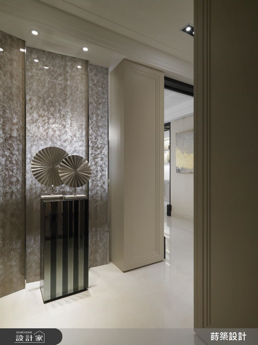 40坪新成屋(5年以下)＿新古典玄關案例圖片＿蒔築設計有限公司＿蒔築_40之1
