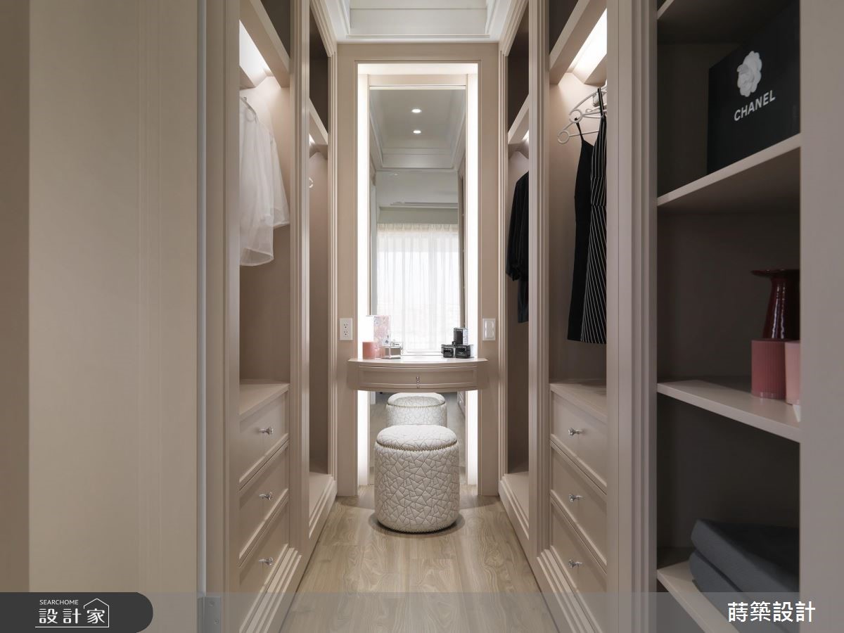 40坪新成屋(5年以下)＿新古典更衣間案例圖片＿蒔築設計有限公司＿蒔築_40之18