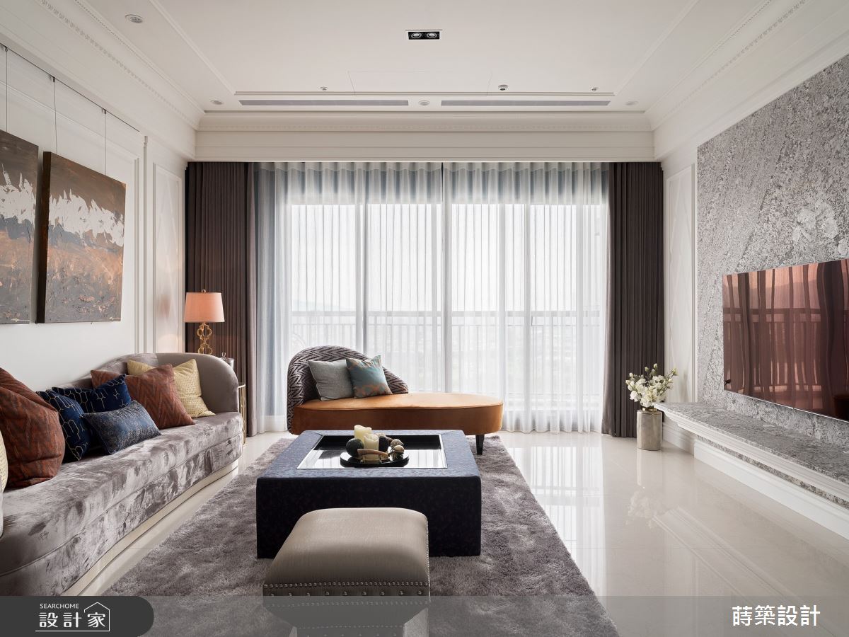45坪新成屋(5年以下)＿新古典客廳案例圖片＿蒔築設計有限公司＿蒔築_41之9