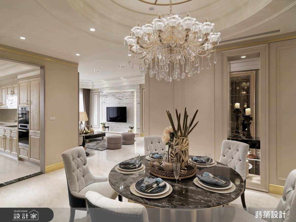 52坪新成屋(5年以下)＿新古典餐廳案例圖片＿蒔築設計有限公司＿蒔築_42之13