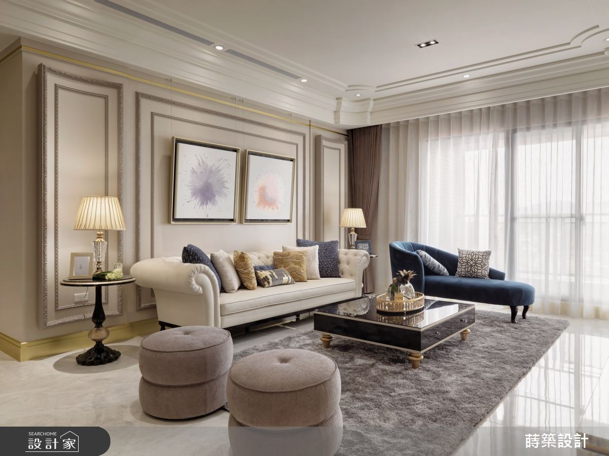 52坪新成屋(5年以下)＿新古典客廳案例圖片＿蒔築設計有限公司＿蒔築_42之8
