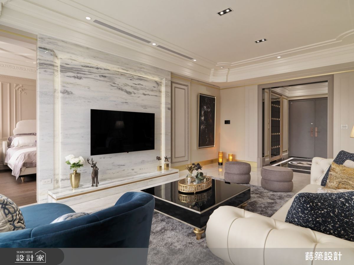 52坪新成屋(5年以下)＿新古典客廳案例圖片＿蒔築設計有限公司＿蒔築_42之5