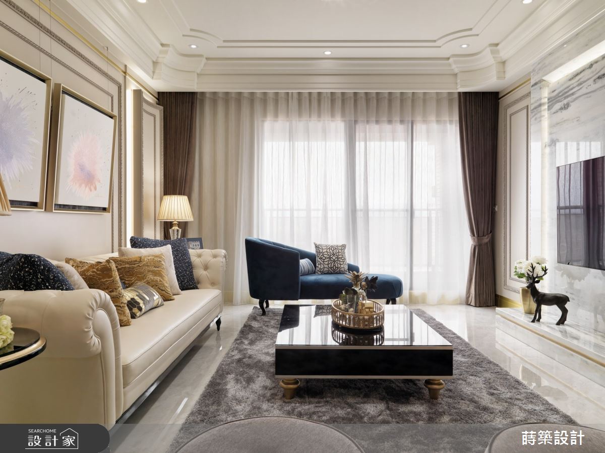 52坪新成屋(5年以下)＿新古典客廳案例圖片＿蒔築設計有限公司＿蒔築_42之9