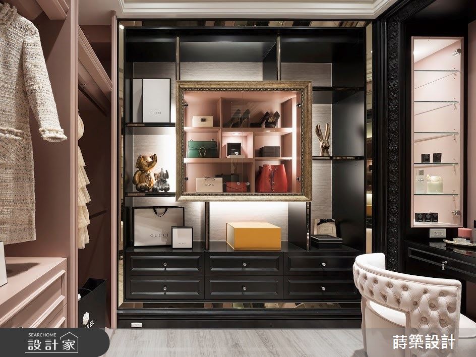 37坪新成屋(5年以下)＿新古典更衣間案例圖片＿蒔築設計有限公司＿蒔築_43之9