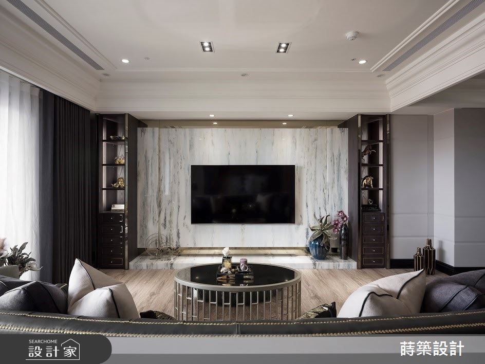 37坪新成屋(5年以下)＿新古典客廳案例圖片＿蒔築設計有限公司＿蒔築_43之4
