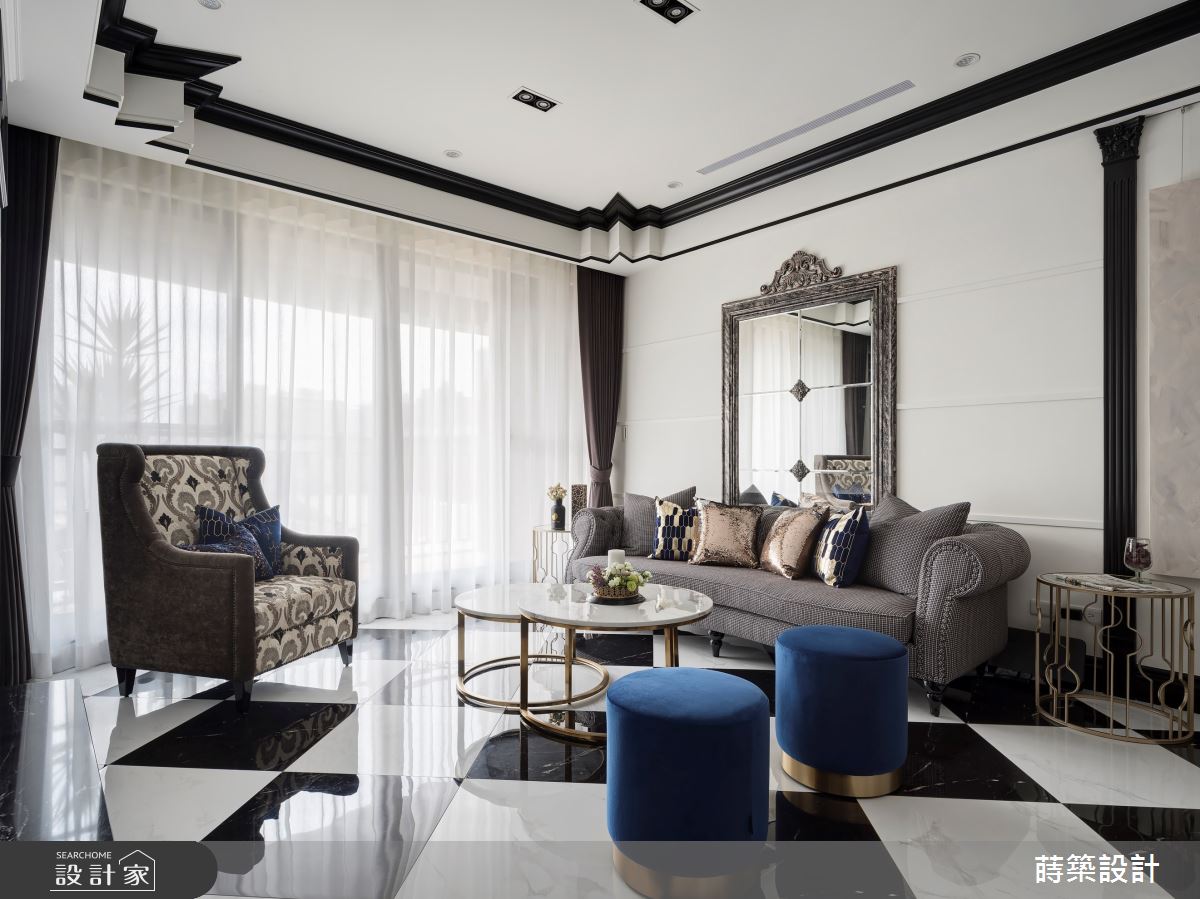 30坪新成屋(5年以下)＿新古典客廳案例圖片＿蒔築設計有限公司＿蒔築_44之6