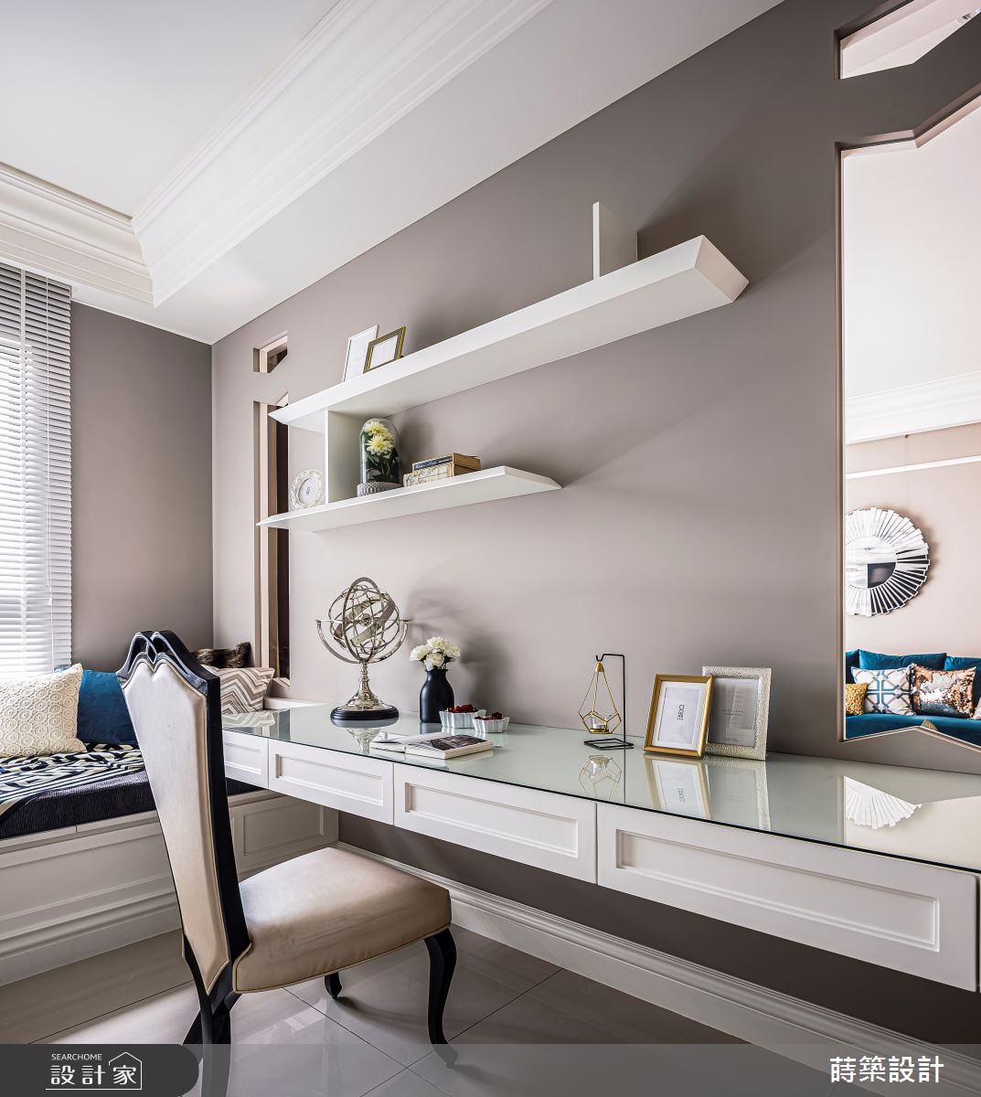 35坪新成屋(5年以下)＿新古典書房案例圖片＿蒔築設計有限公司＿蒔築_45之6