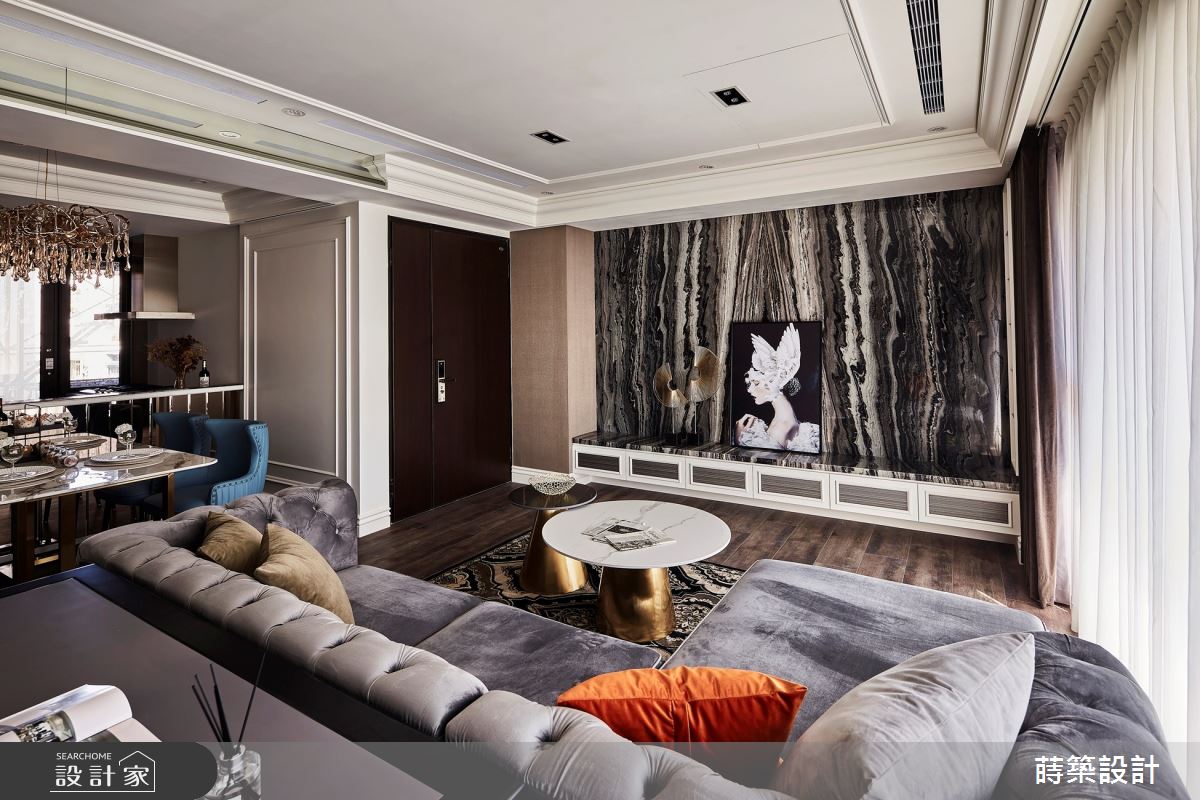 27坪新成屋(5年以下)＿新古典客廳案例圖片＿蒔築設計有限公司＿蒔築_47之2
