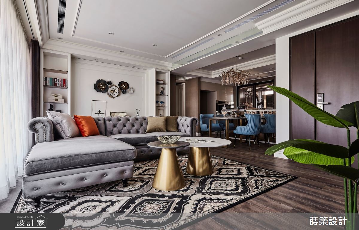 27坪新成屋(5年以下)＿新古典客廳案例圖片＿蒔築設計有限公司＿蒔築_47之4
