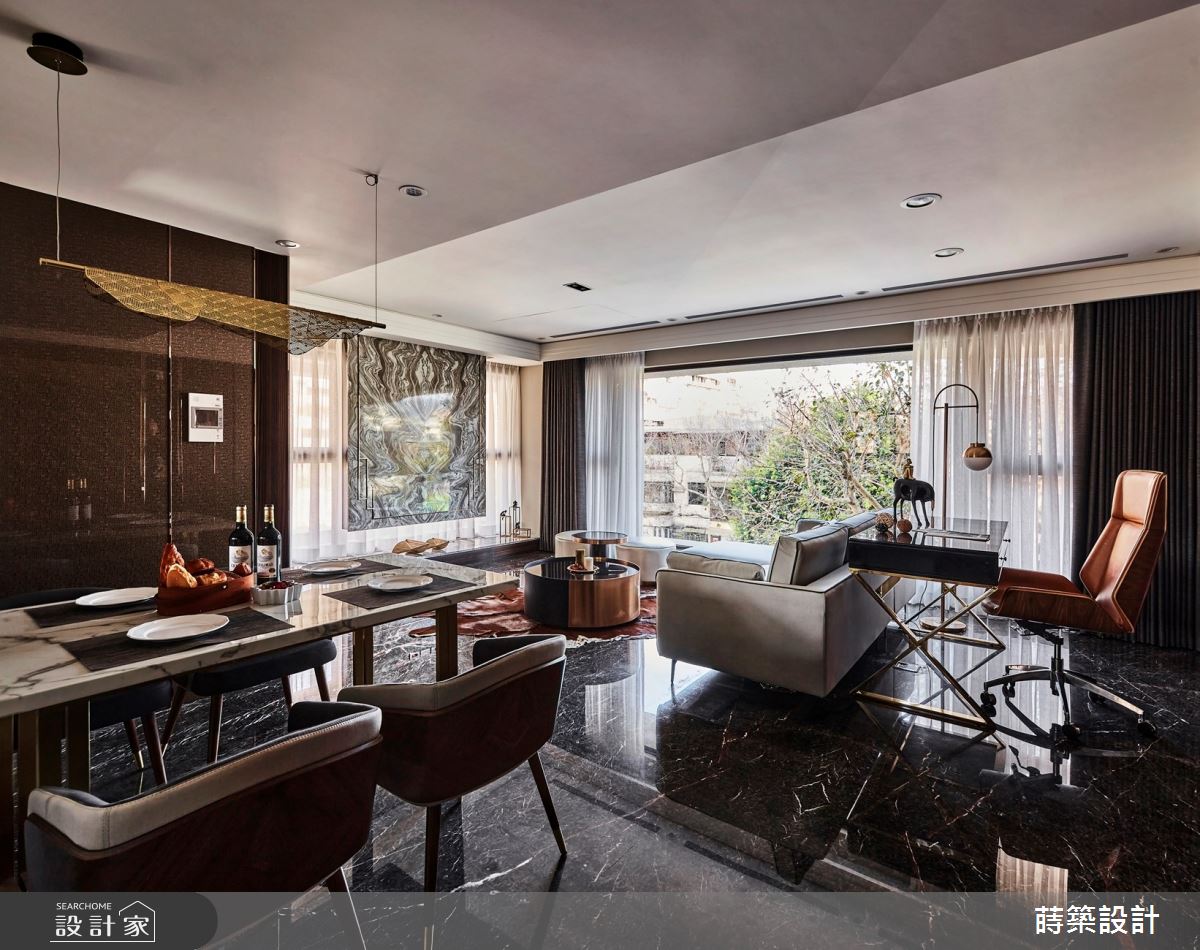27坪新成屋(5年以下)＿新古典客廳餐廳案例圖片＿蒔築設計有限公司＿蒔築_47之12