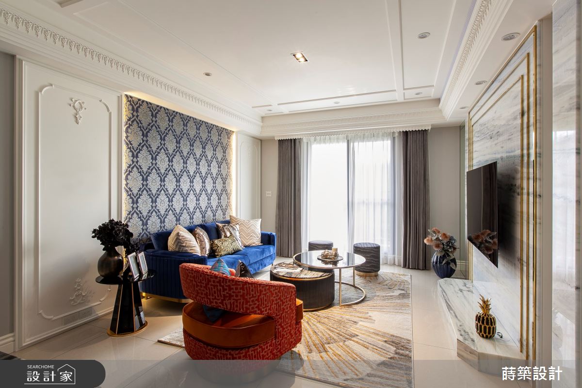 25坪新成屋(5年以下)＿新古典客廳案例圖片＿蒔築設計有限公司＿蒔築_48之1