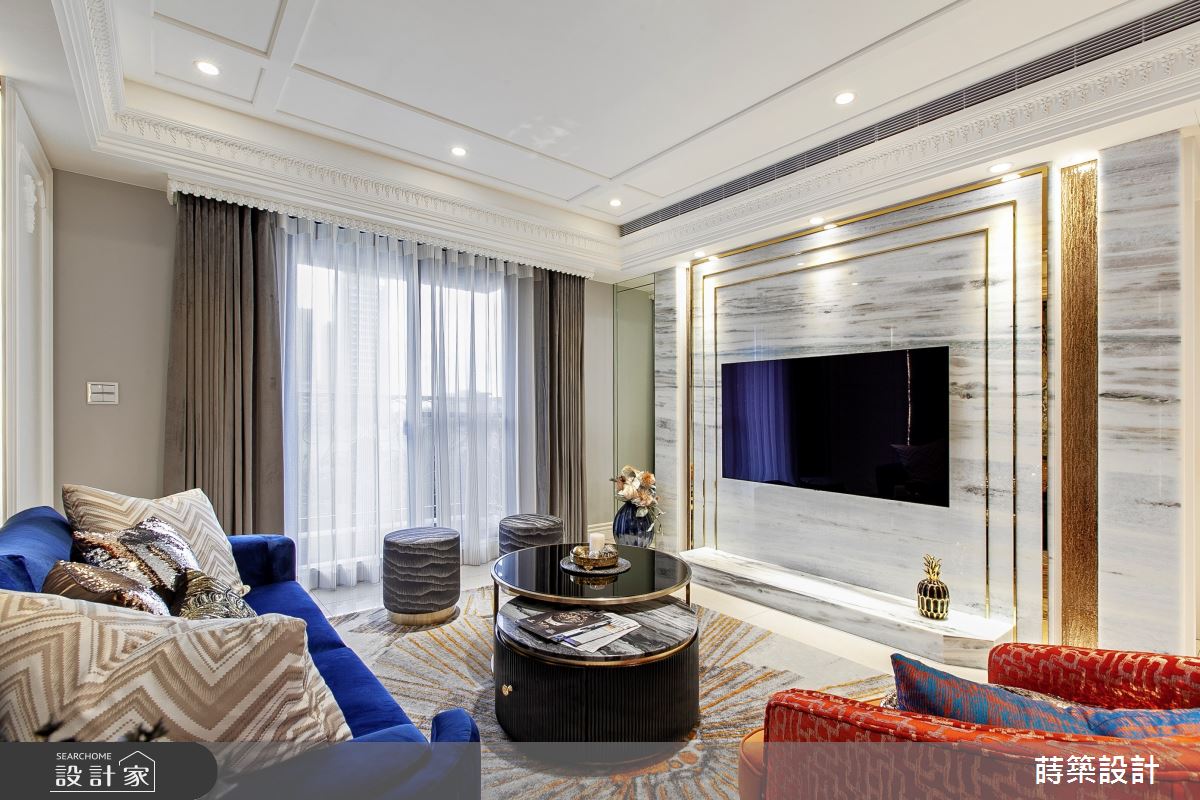 25坪新成屋(5年以下)＿新古典客廳案例圖片＿蒔築設計有限公司＿蒔築_48之3