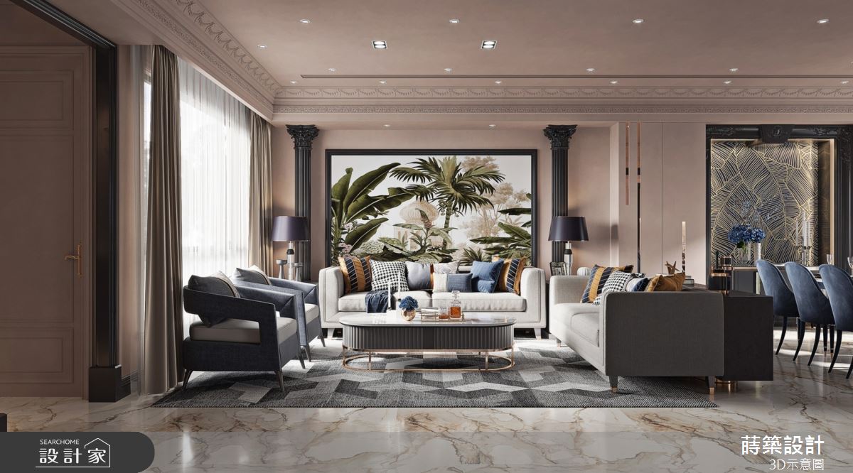 138坪新成屋(5年以下)＿混搭風客廳案例圖片＿蒔築設計有限公司＿蒔築_49之1