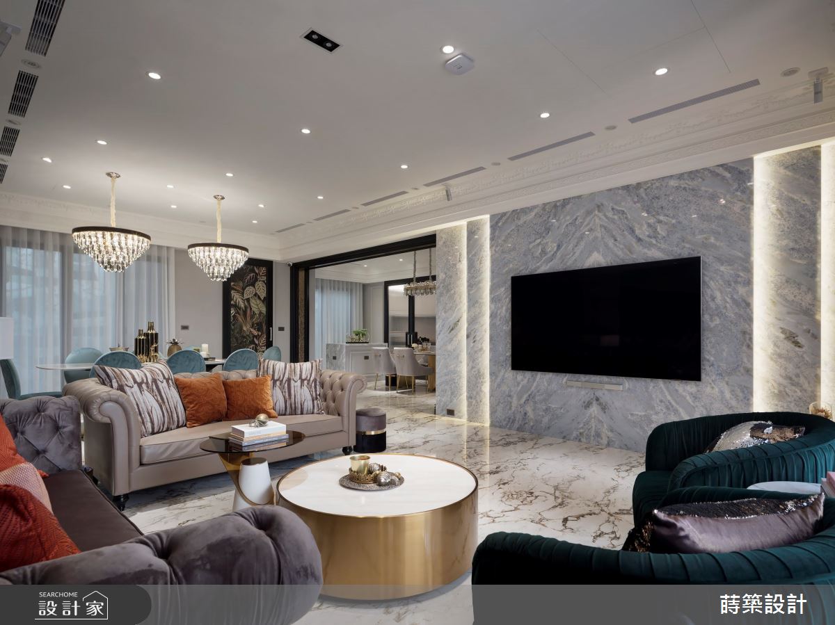 150坪新成屋(5年以下)＿新古典客廳案例圖片＿蒔築設計有限公司＿蒔築_51之7