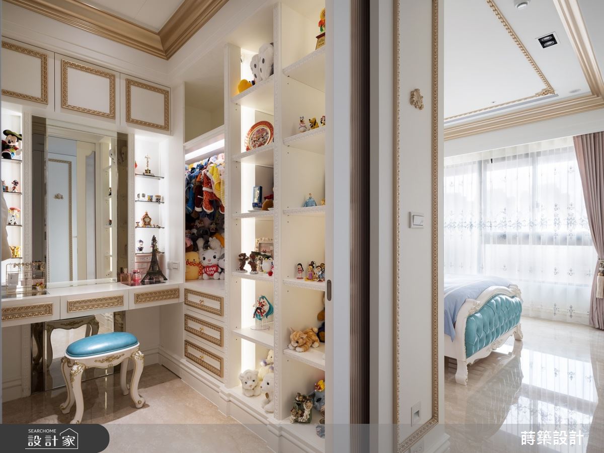 100坪新成屋(5年以下)＿新古典臥室更衣間案例圖片＿蒔築設計有限公司＿蒔築_53之37