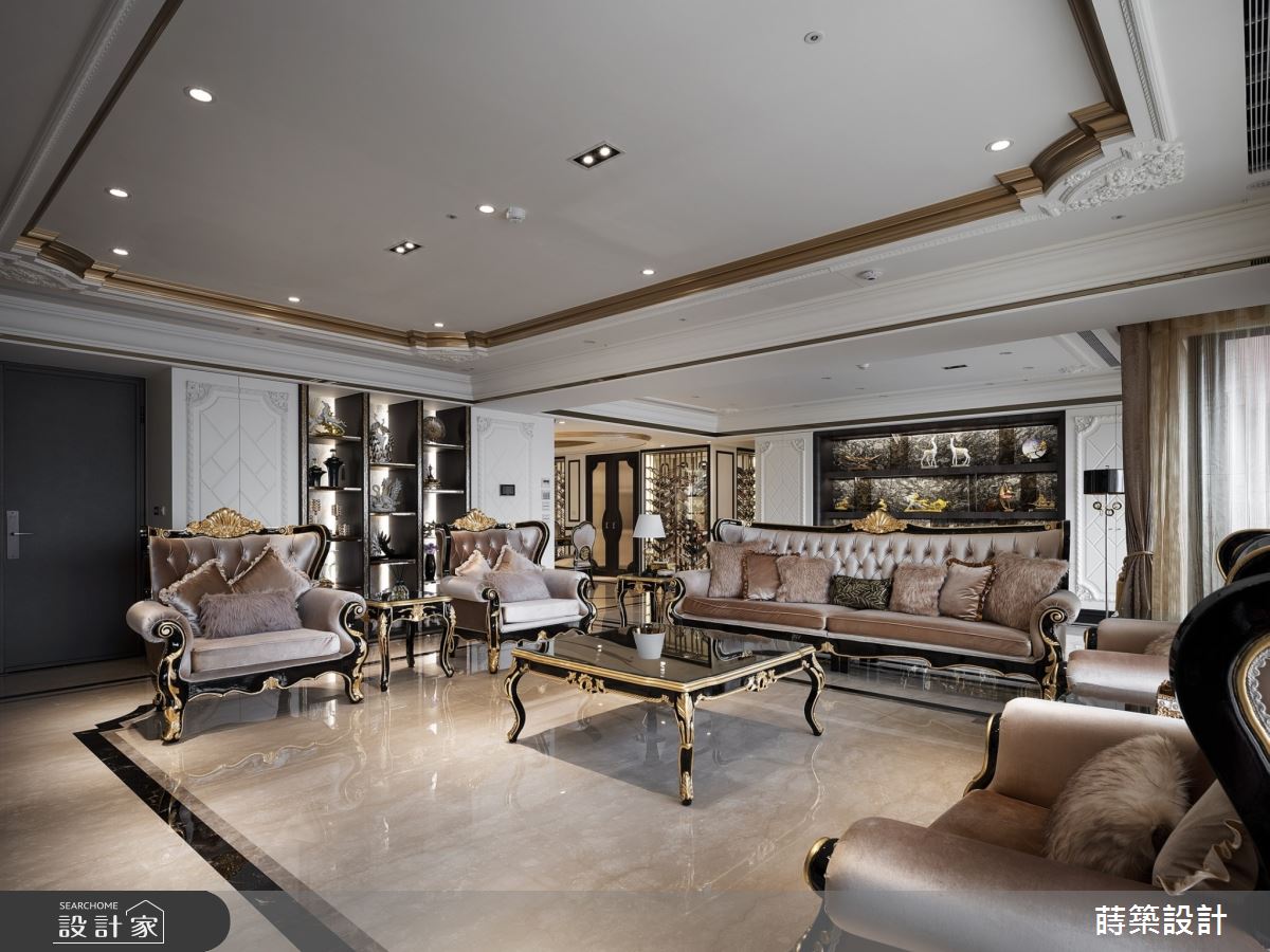 100坪新成屋(5年以下)＿新古典客廳案例圖片＿蒔築設計有限公司＿蒔築_53之3