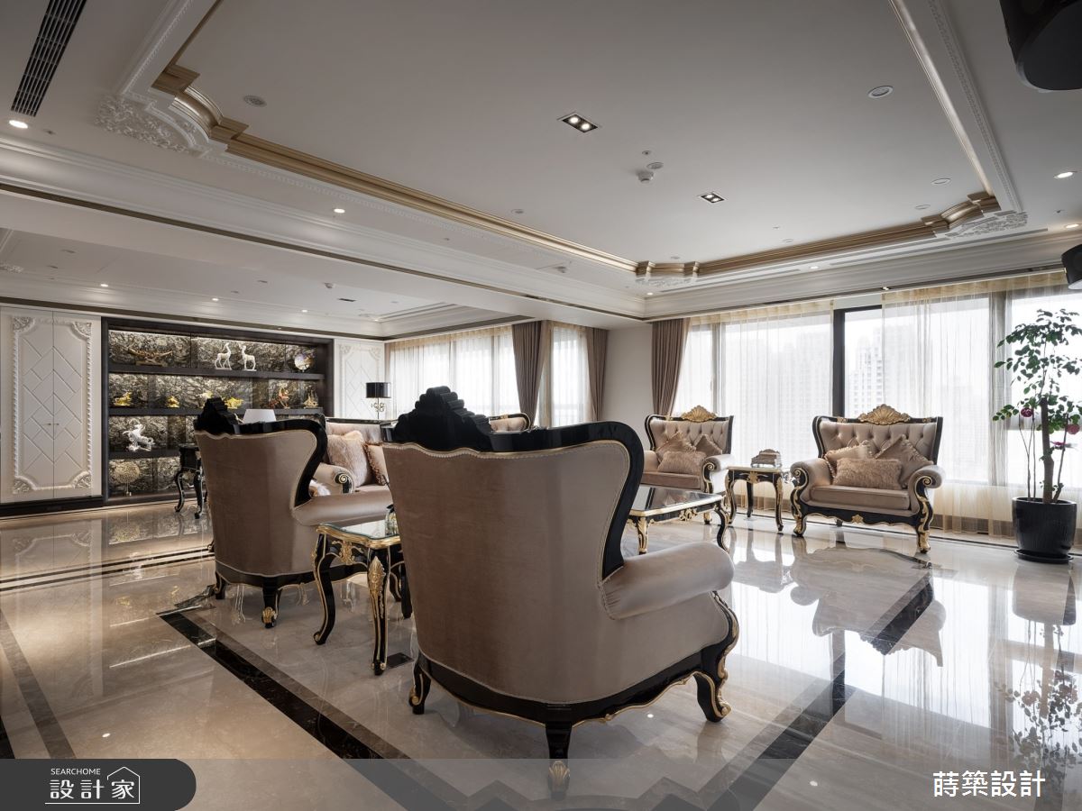 100坪新成屋(5年以下)＿新古典客廳案例圖片＿蒔築設計有限公司＿蒔築_53之1
