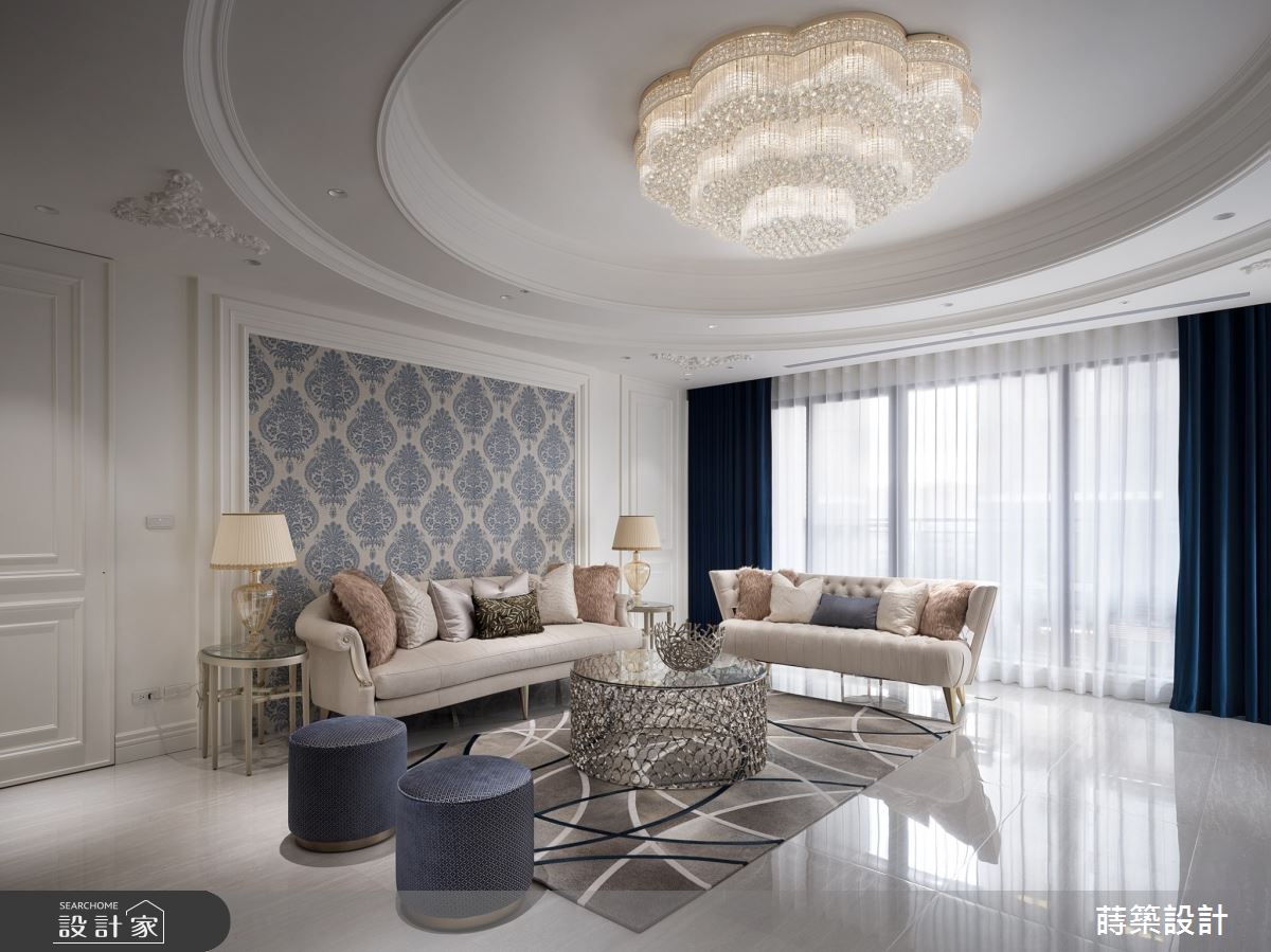 58坪新成屋(5年以下)＿新古典客廳案例圖片＿蒔築設計有限公司＿蒔築_55之5