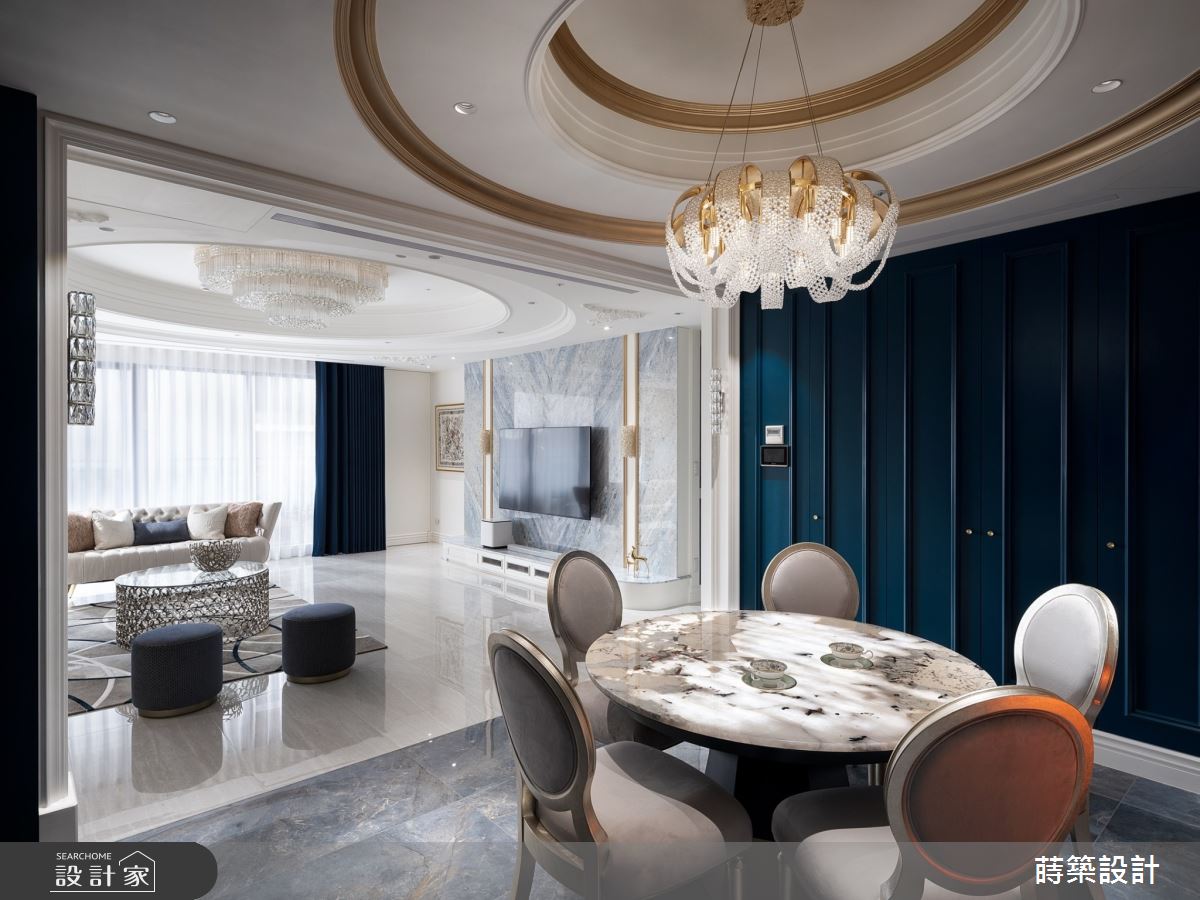 58坪新成屋(5年以下)＿新古典客廳餐廳案例圖片＿蒔築設計有限公司＿蒔築_55之17