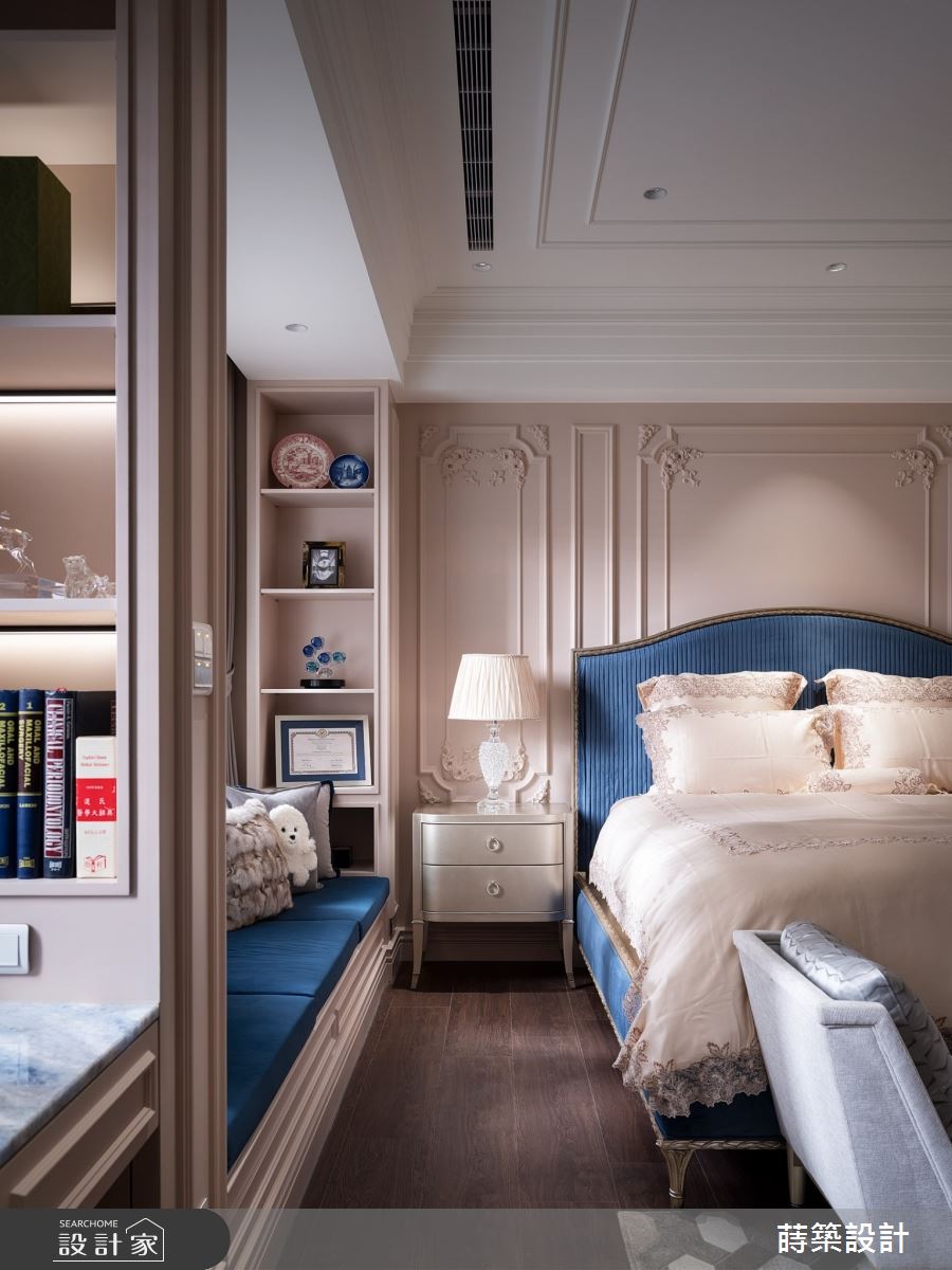 58坪新成屋(5年以下)＿新古典臥室臥榻案例圖片＿蒔築設計有限公司＿蒔築_55之26