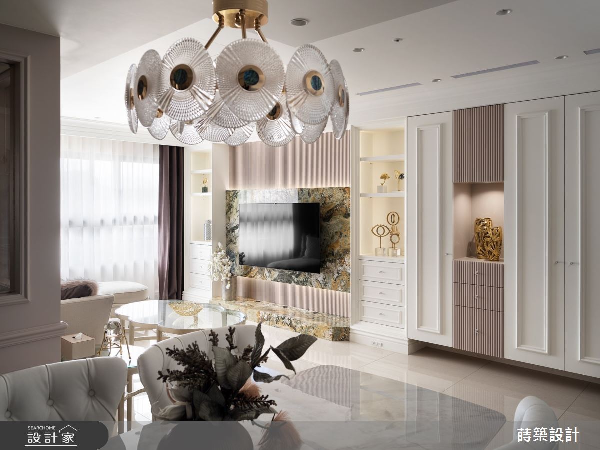 35坪新成屋(5年以下)＿新古典客廳餐廳案例圖片＿蒔築設計有限公司＿蒔築_57之7