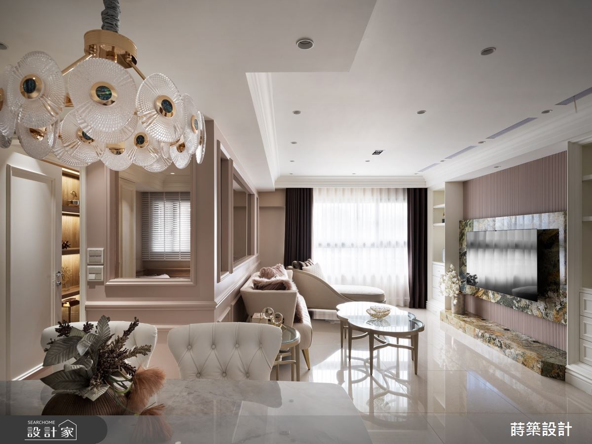 35坪新成屋(5年以下)＿新古典客廳餐廳案例圖片＿蒔築設計有限公司＿蒔築_57之8