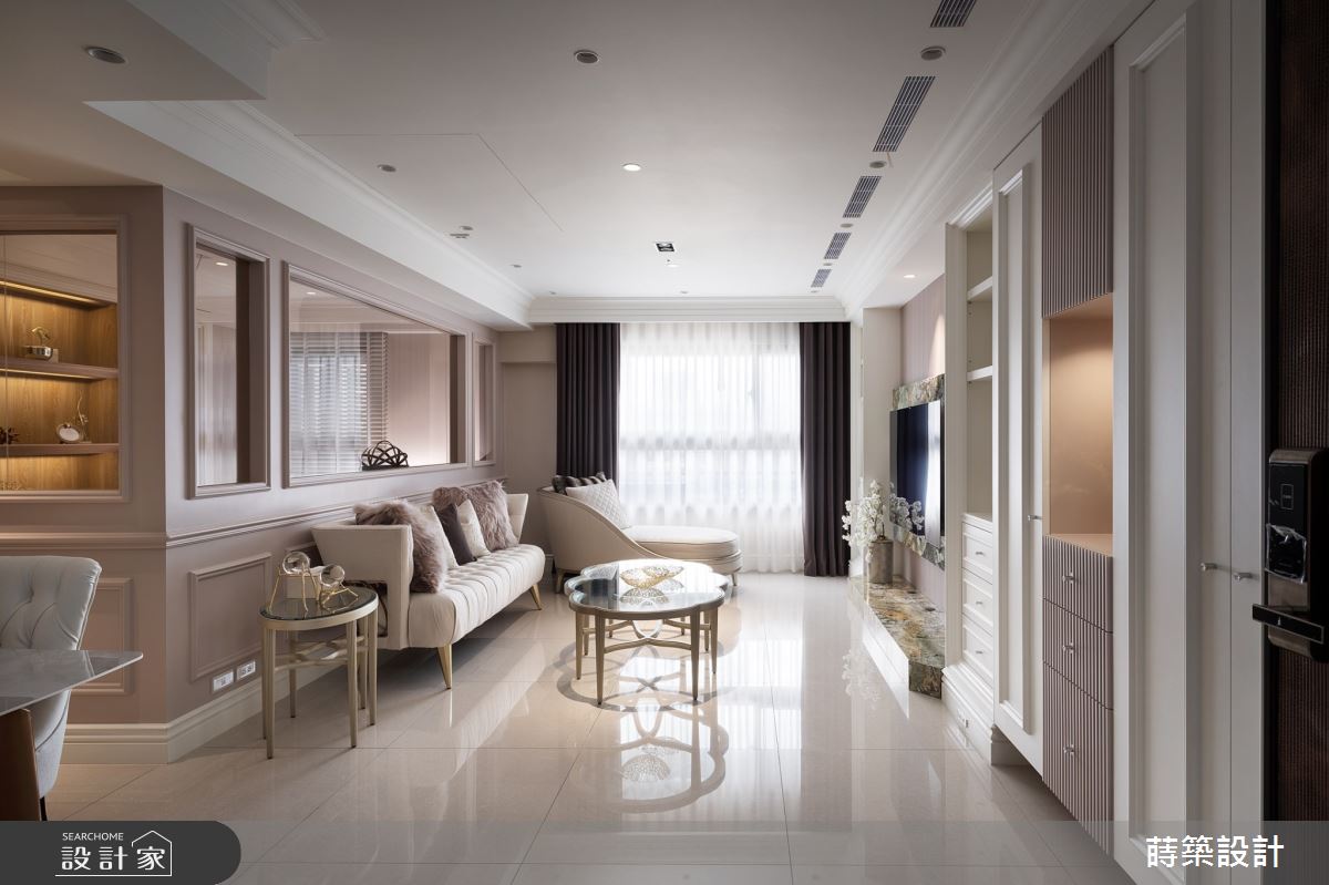 35坪新成屋(5年以下)＿新古典客廳案例圖片＿蒔築設計有限公司＿蒔築_57之2