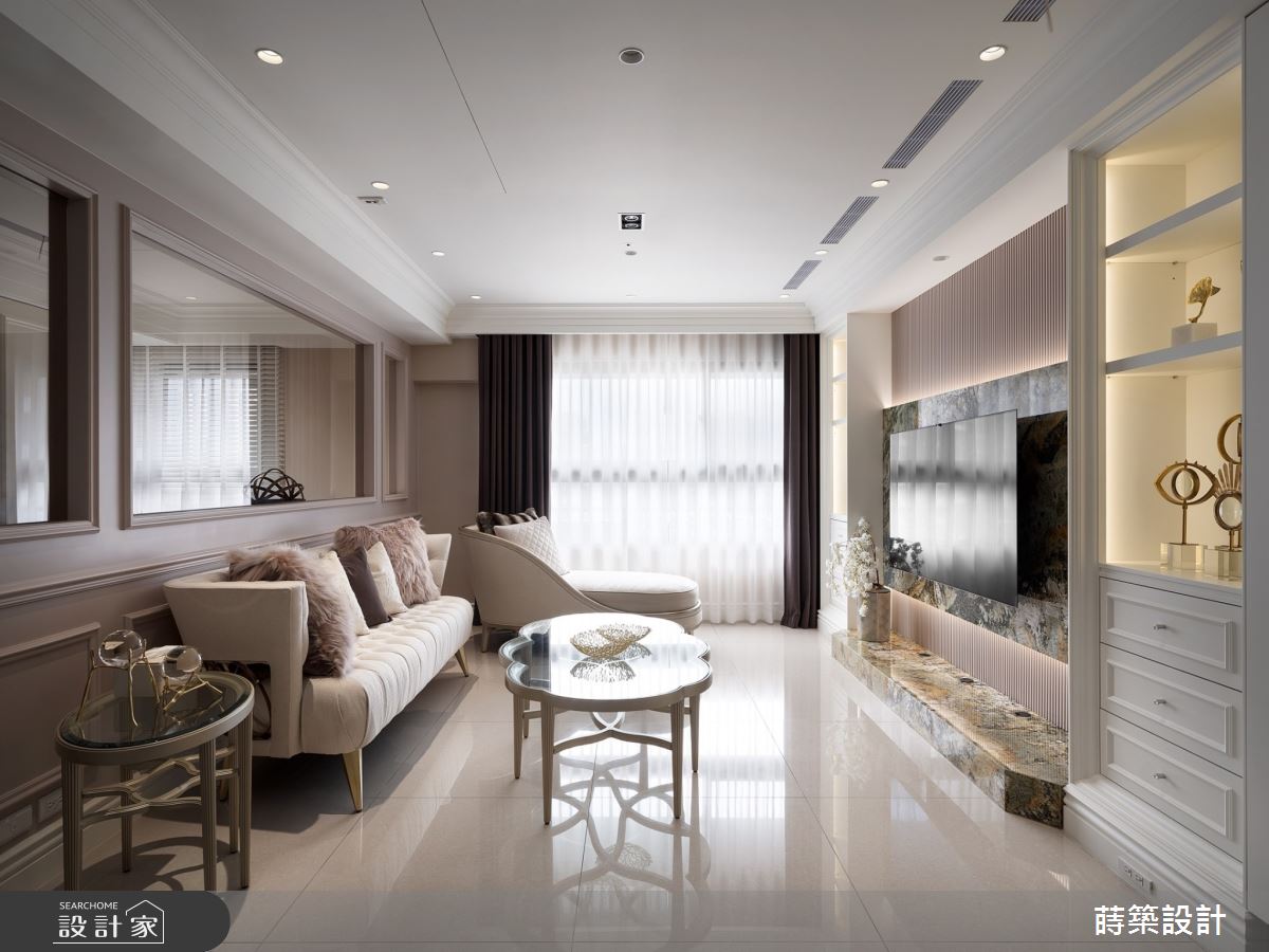 35坪新成屋(5年以下)＿新古典客廳案例圖片＿蒔築設計有限公司＿蒔築_57之4
