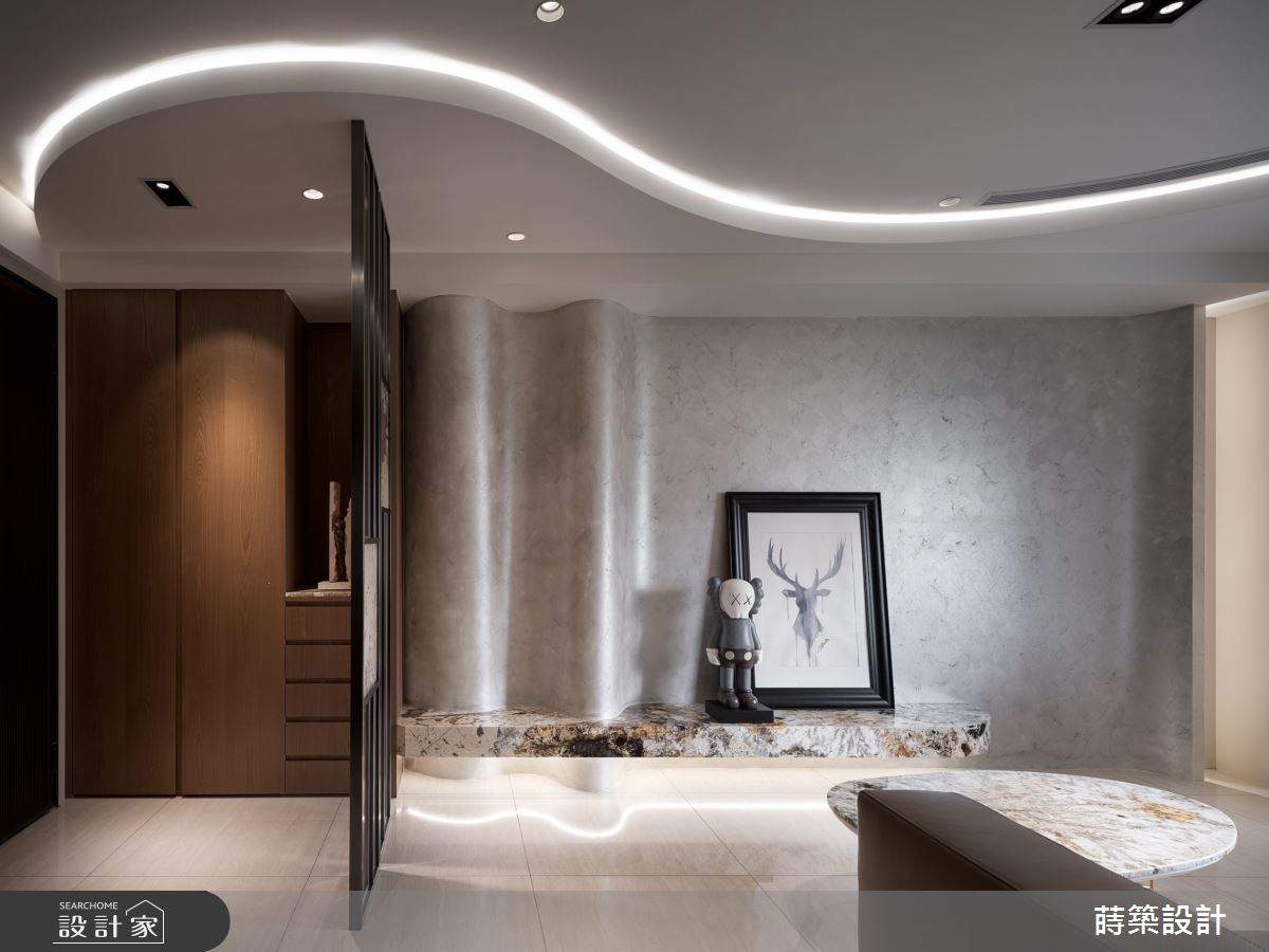 30坪新成屋(5年以下)＿現代人文風玄關客廳案例圖片＿蒔築設計有限公司＿蒔築_59之5