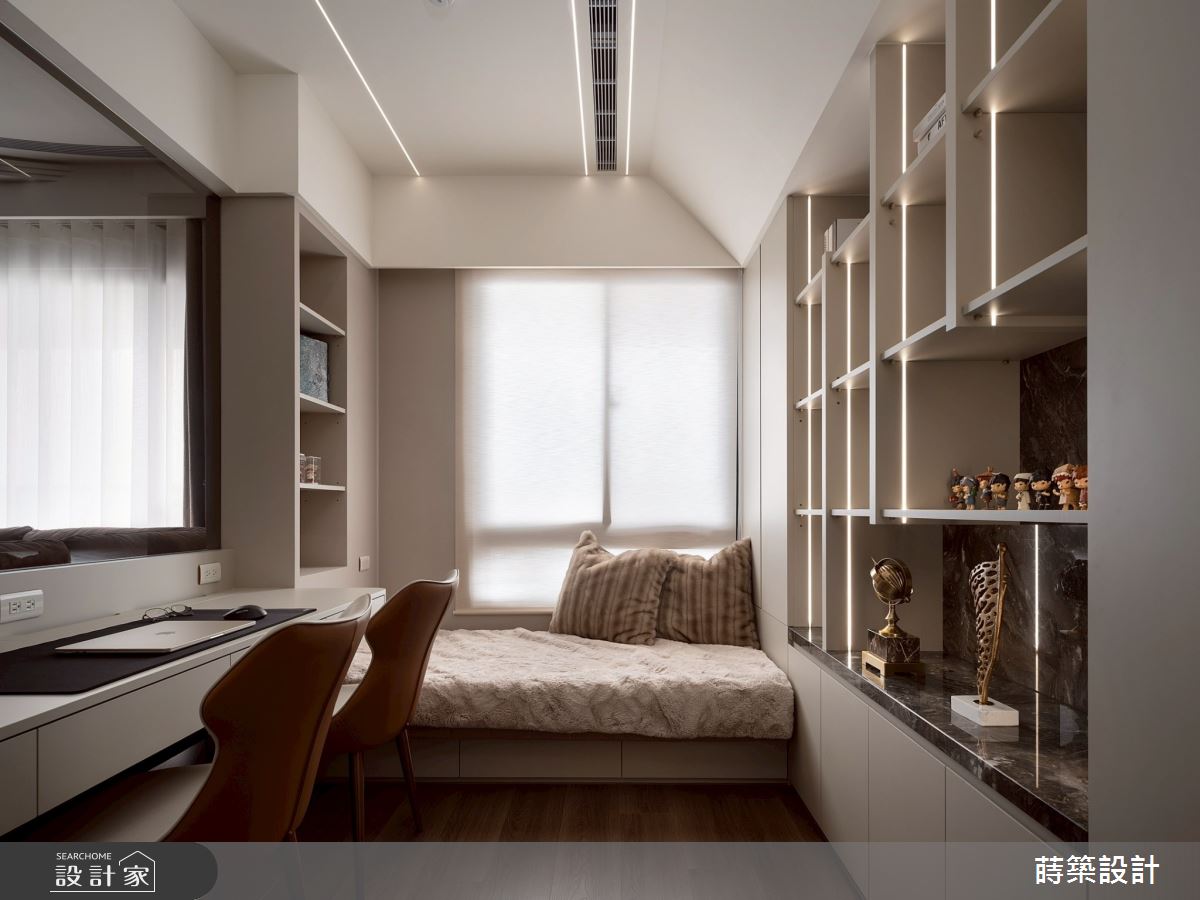 55坪新成屋(5年以下)＿現代風書房臥榻案例圖片＿蒔築設計有限公司＿蒔築_62之11